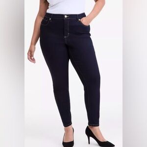 INC International Concepts Dark Navy Skinny Jeans